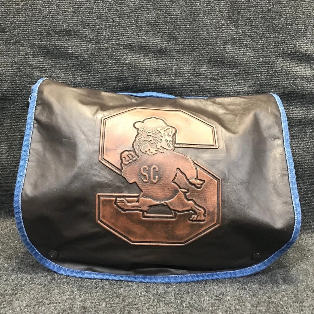TYCA SC State South Carolina State University‎ Bulldogs Blue Denim Messenger Bag